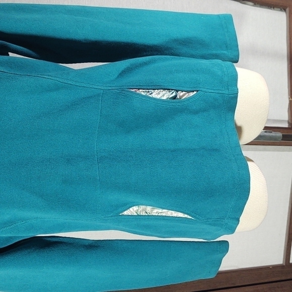 Tommy Bahama Tropical Trim Teal Pullover Sz S - Picture 3 of 9